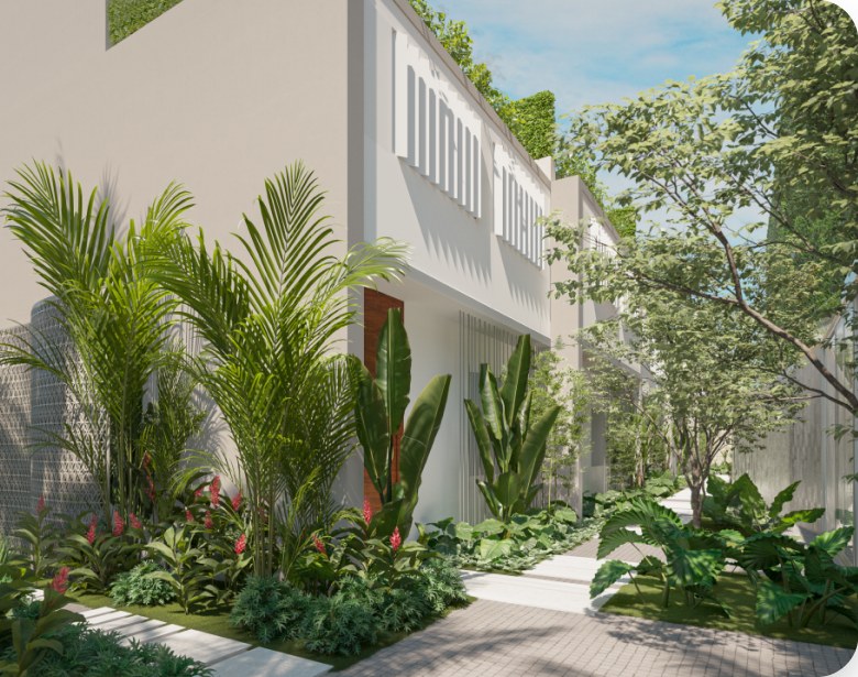 Render do empreendimento Las Casas
